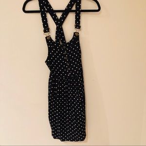 Xhilaration Dresses - Overalls polka dot romper! Xhilaration Dresses - Overalls polka dot romper!